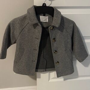 Zara Kids Gray Wool Jacket